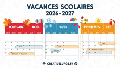 Vacances Scolaires 2026-2027