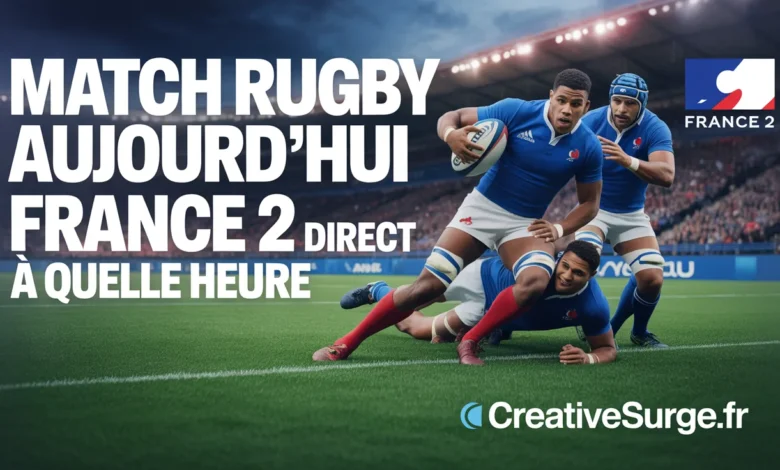 Match Rugby Aujourd'hui France 2 Direct à Quelle Heure