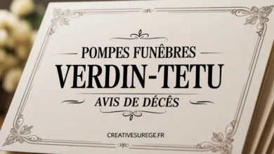 Pompes Funèbres Verdin-Tetu Avis de Décès