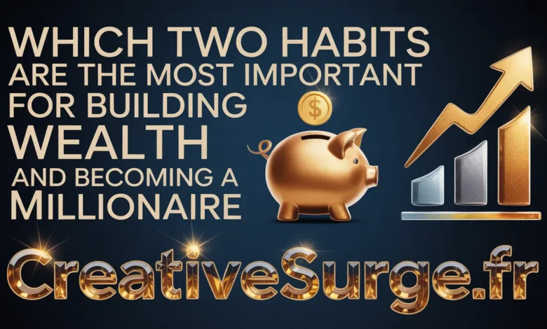 Which Two Habits Are the Most Important for Building Wealth and Becoming a Millionaire