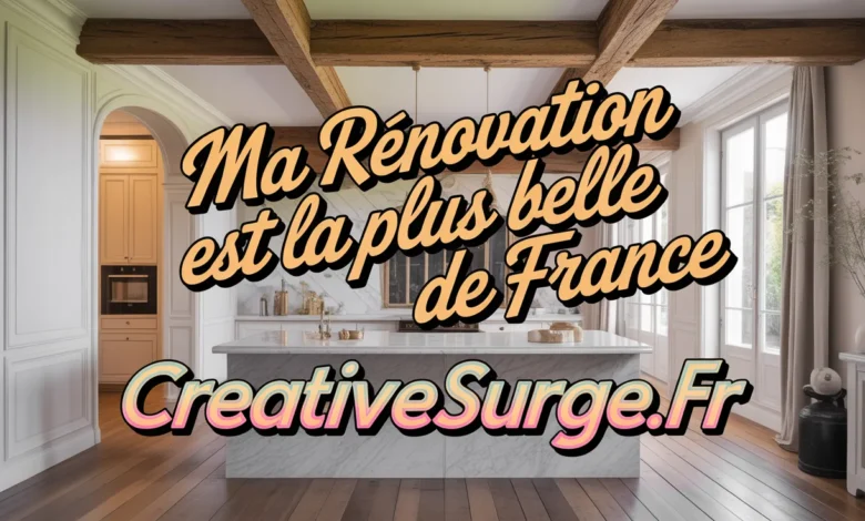 Ma rénovation est la plus belle de France
