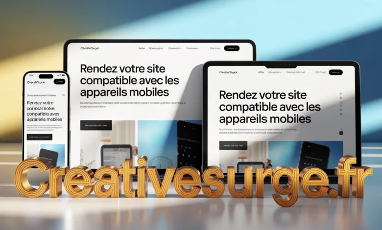 Rendrez votre site compatible avec les appareils mobiles