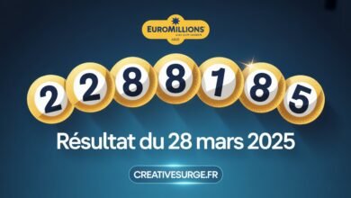 Résultat Euromillion du 28 mars 2025