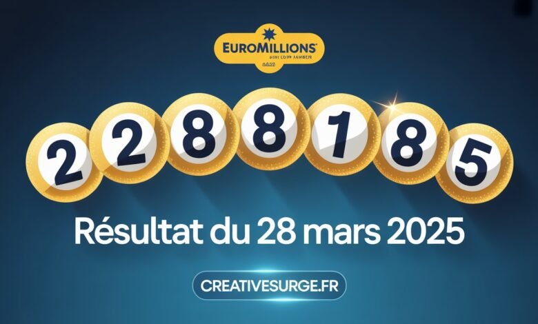 Résultat Euromillion du 28 mars 2025