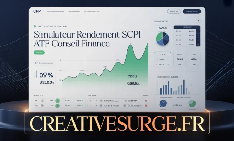 Simulateur Rendement SCPI ATF Conseil Finance