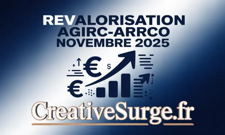 Revalorisation AGIRC-ARRCO Novembre 2025