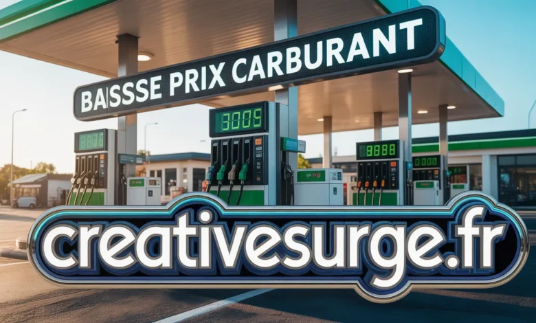 Baisse prix carburant