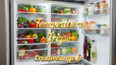 température frigo