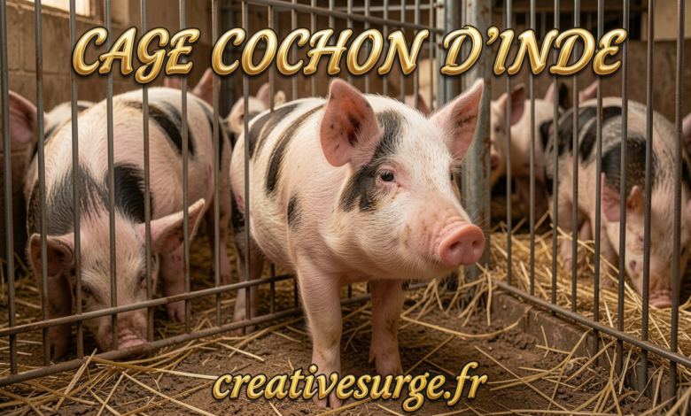 cage cochon d'inde