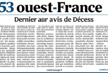 dernier avis de décès 53 ouest-france