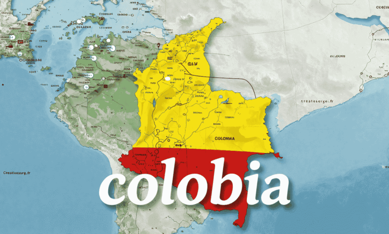 colombie carte