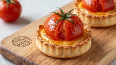 Tarte Tomate Moutarde