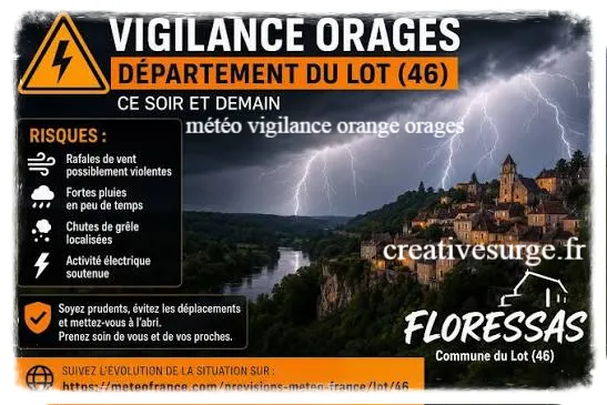 météo vigilance orange orages