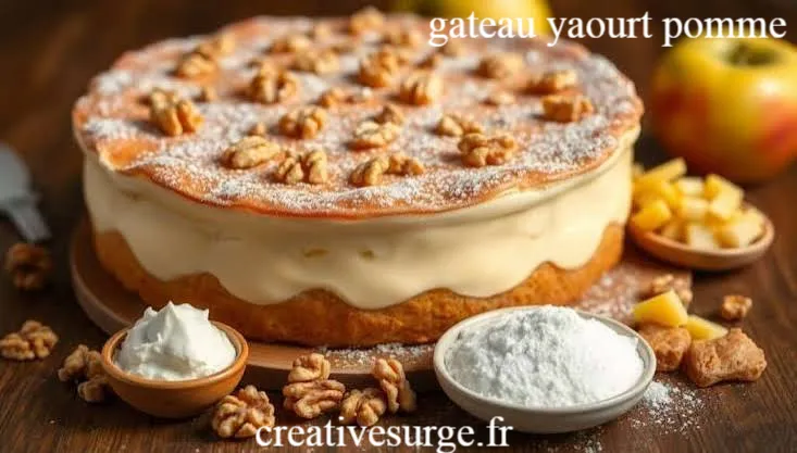 gateau yaourt pomme