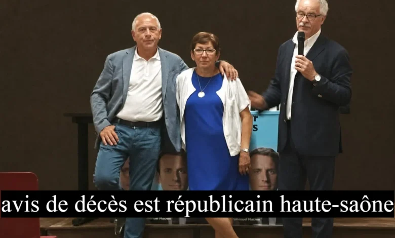 Avis de Décès Est Républicain Haute-Saône
