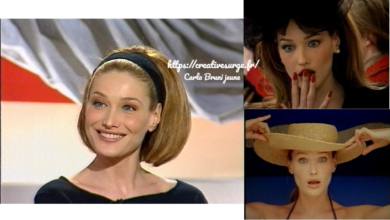 Carla Bruni jeune