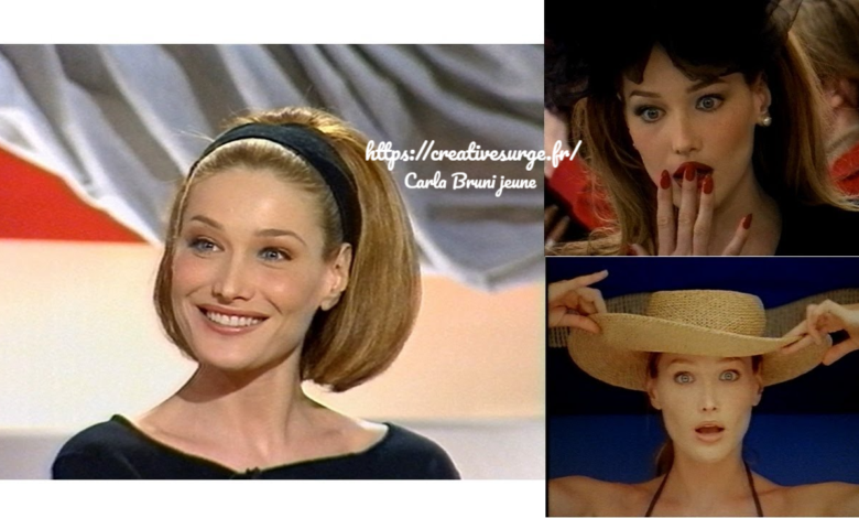 Carla Bruni jeune